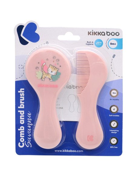 Гребен и четка Savanna Pink