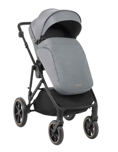 Комбинирана количка 2в1 с кош за новородено Thea Grey 2024