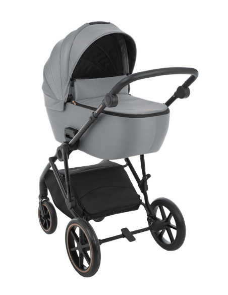 Комбинирана количка 2в1 с кош за новородено Thea Grey 2024