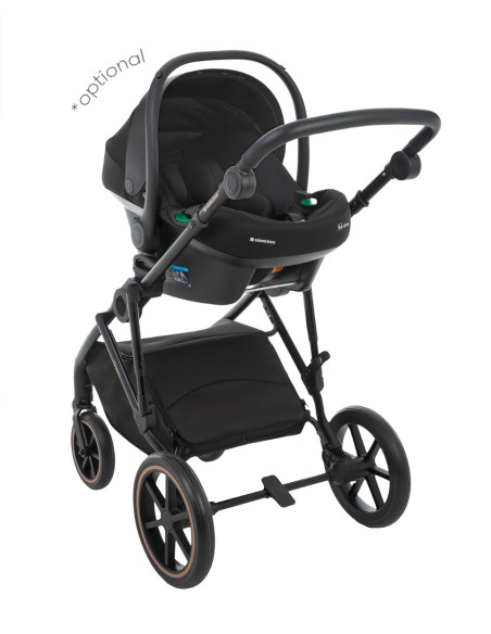 Комбинирана количка 2в1 с кош за новородено Thea Army Green 2024