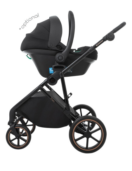 Комбинирана количка 2в1 с кош за новородено Thea Army Green 2024