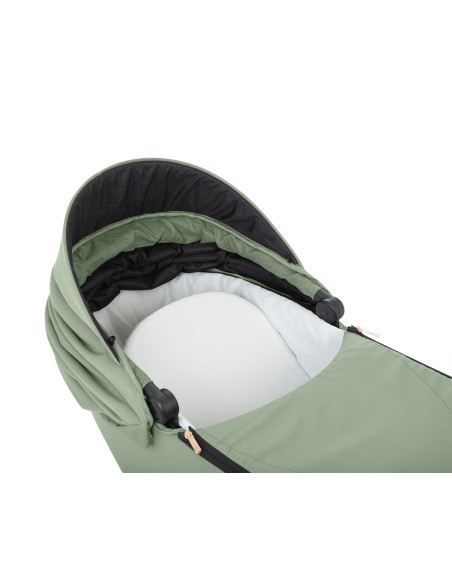 Комбинирана количка 2в1 с кош за новородено Thea Army Green 2024