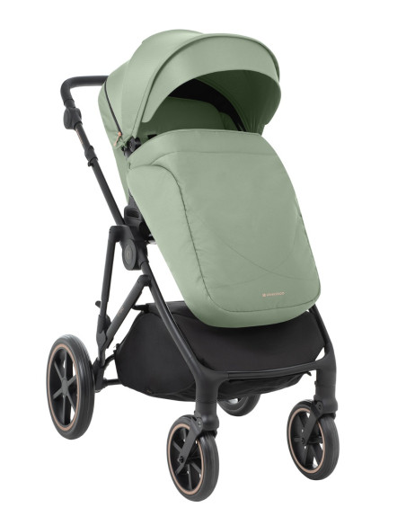 Комбинирана количка 2в1 с кош за новородено Thea Army Green 2024