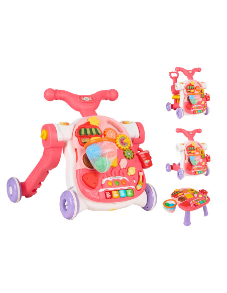 Играчка за прохождане 4в1 Sweet Escape Pink