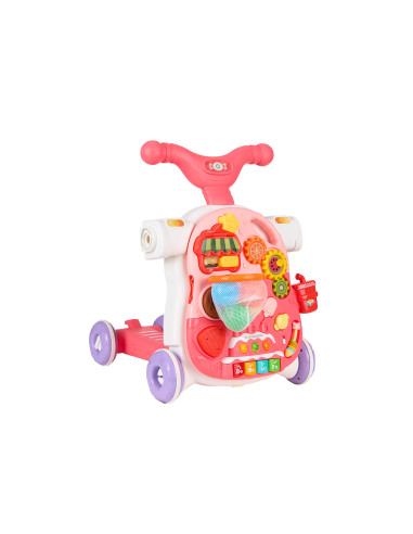 Играчка за прохождане 4в1 Sweet Escape Pink