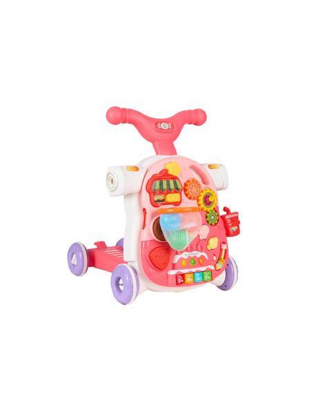 Играчка за прохождане 4в1 Sweet Escape Pink