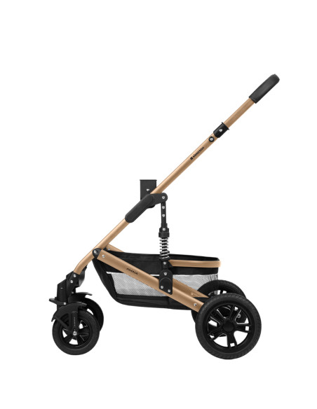 Комбинирана количка 3в1 трансф. седалка Amaia Black 2024