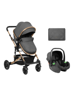 Комбинирана количка 3в1 трансф. седалка Amaia Dark Grey 2024