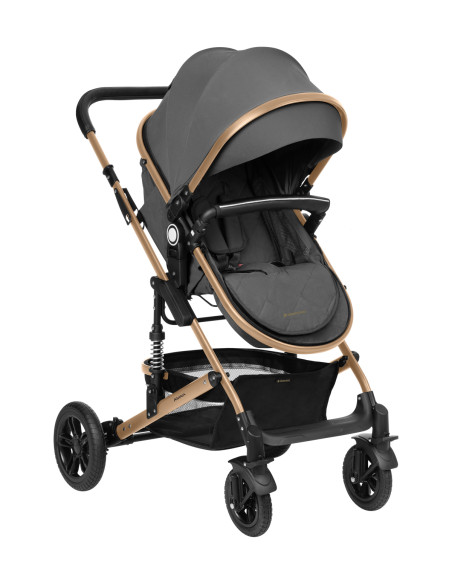 Комбинирана количка 3в1 трансф. седалка Amaia Dark Grey 2024