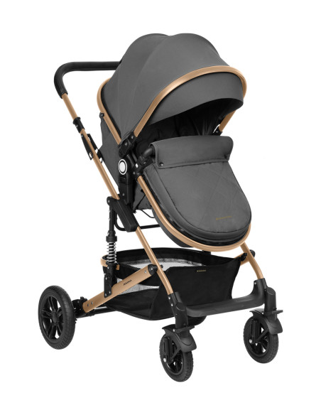 Комбинирана количка 3в1 трансф. седалка Amaia Dark Grey 2024