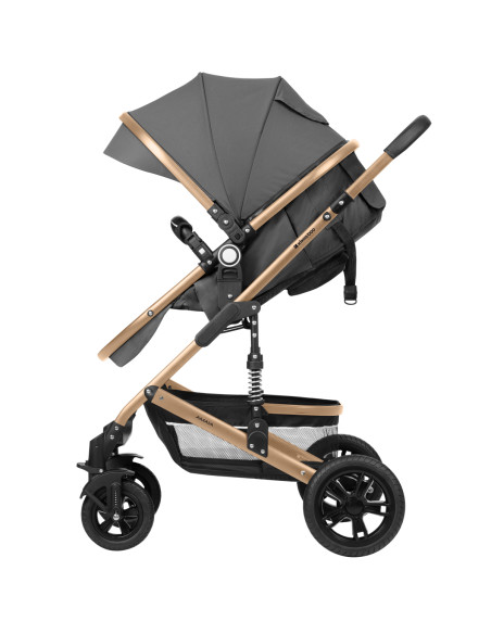 Комбинирана количка 3в1 трансф. седалка Amaia Dark Grey 2024