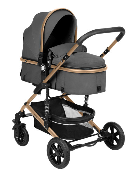 Комбинирана количка 3в1 трансф. седалка Amaia Dark Grey 2024