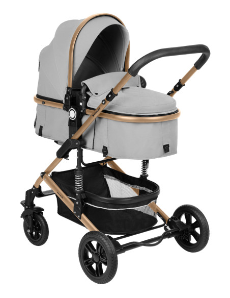 Комбинирана количка 3в1 трансф. седалка Amaia Light Grey 2024