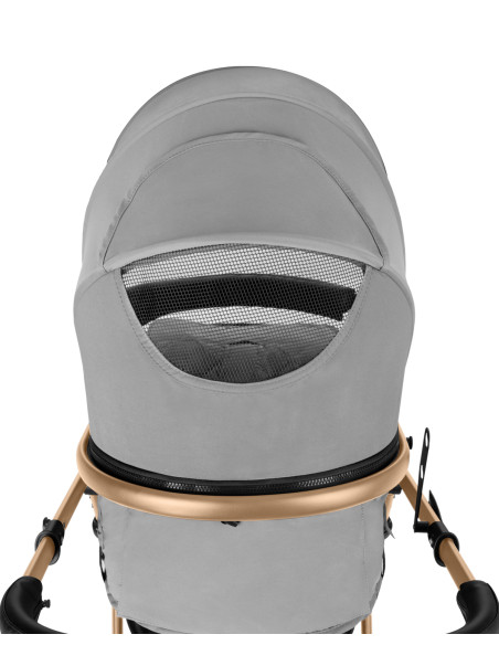 Комбинирана количка 3в1 трансф. седалка Amaia Light Grey 2024