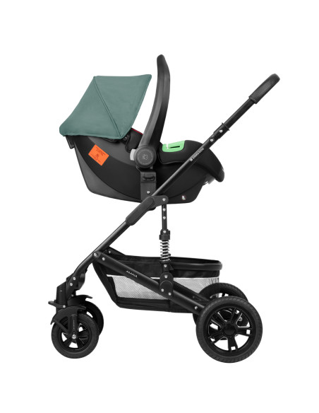 Комбинирана количка 3в1 трансф. седалка Amaia Mint 2024