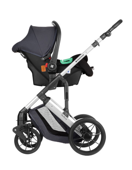 Комбинирана количка 3в1 трансф. седалка Darling Dark Grey 2024