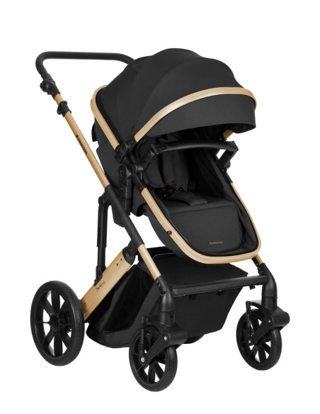 Комбинирана количка 3в1 трансф. седалка Darling Black 2024