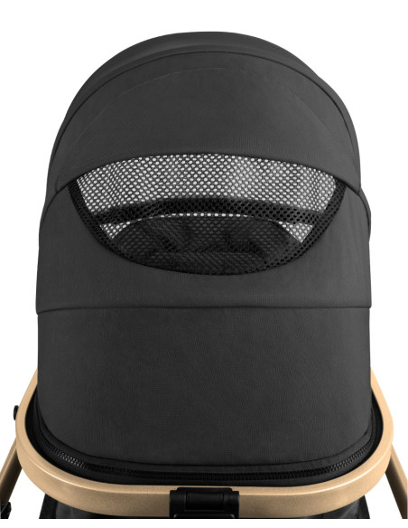 Комбинирана количка 3в1 трансф. седалка Darling Black 2024