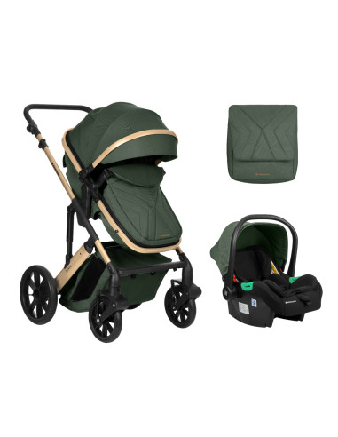 Комбинирана количка 3в1 с трансф.седалка Darling Army Green 2024