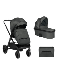 Комбинирана количка 2в1 с кош за новородено Tiffany Dark...