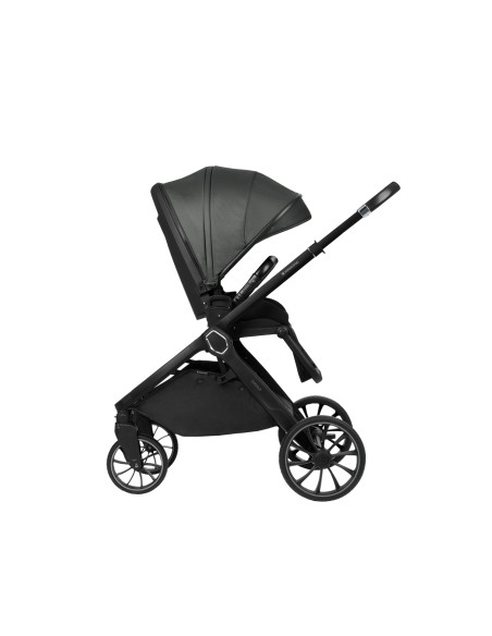 Комбинирана количка 2в1 с кош за новородено Tiffany Dark Grey 2024