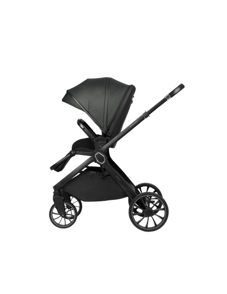 Комбинирана количка 2в1 с кош за новородено Tiffany Dark Grey 2024