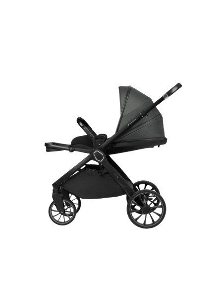 Комбинирана количка 2в1 с кош за новородено Tiffany Dark Grey 2024