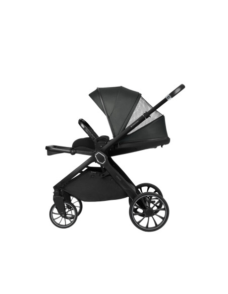 Комбинирана количка 2в1 с кош за новородено Tiffany Dark Grey 2024