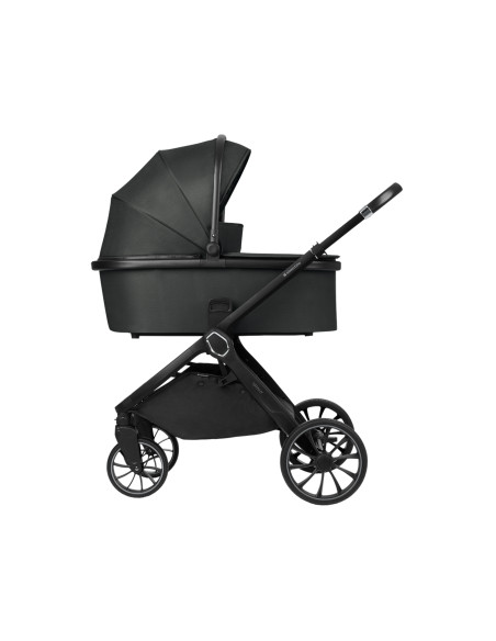 Комбинирана количка 2в1 с кош за новородено Tiffany Dark Grey 2024