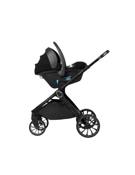 Комбинирана количка 2в1 с кош за новородено Tiffany Dark Grey 2024