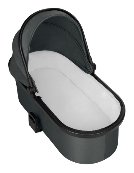 Комбинирана количка 2в1 с кош за новородено Tiffany Dark Grey 2024