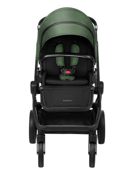 Комбинирана количка 2в1 с кош за новородено Tiffany Army Green 2024