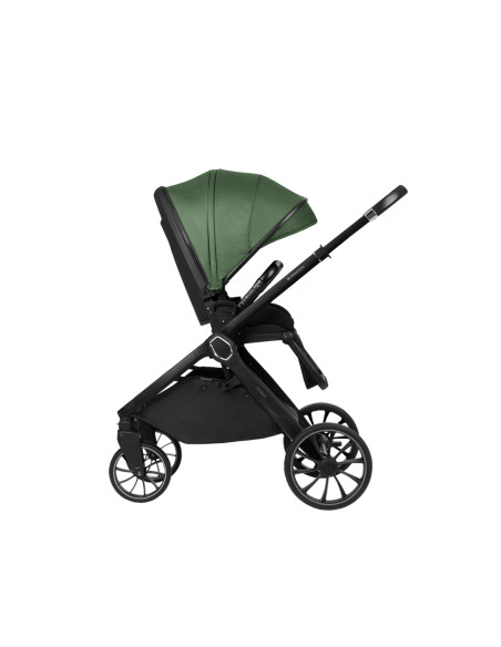 Комбинирана количка 2в1 с кош за новородено Tiffany Army Green 2024