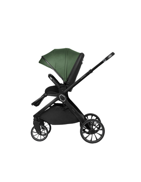 Комбинирана количка 2в1 с кош за новородено Tiffany Army Green 2024