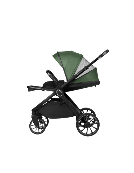 Комбинирана количка 2в1 с кош за новородено Tiffany Army Green 2024