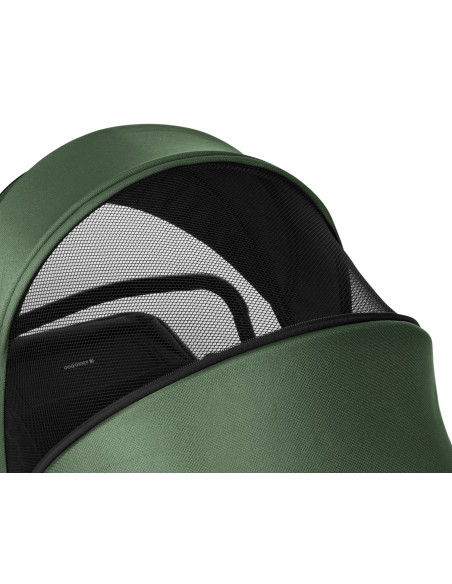 Комбинирана количка 2в1 с кош за новородено Tiffany Army Green 2024