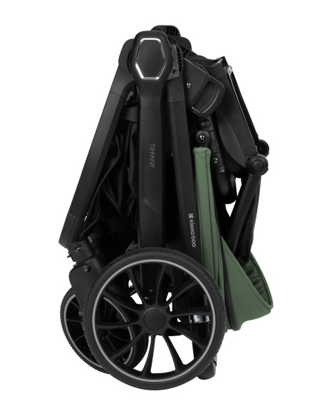 Комбинирана количка 2в1 с кош за новородено Tiffany Army Green 2024