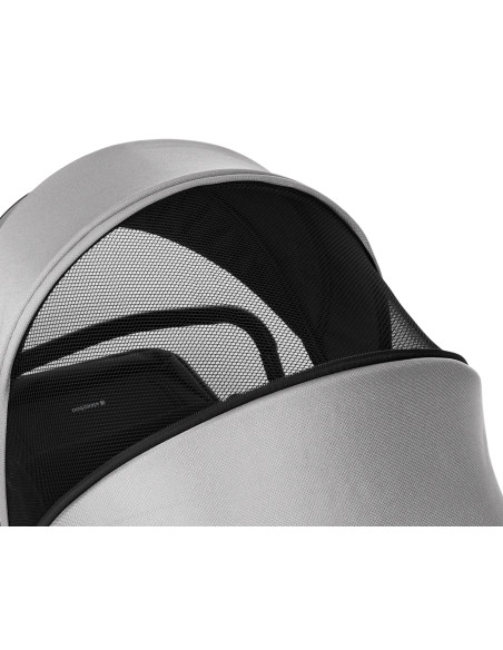 Комбинирана количка 2в1 с кош за новородено Tiffany Light Grey 2024