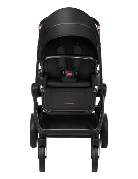 Комбинирана количка 2в1 с кош за новородено Tiffany Black 2024