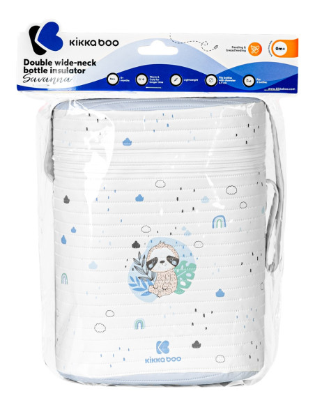 Термоизолатор за две шишета Savanna Blue