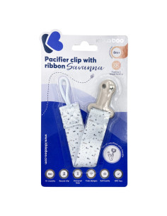 Клипс с лента за залъгалка Savanna Beige 2