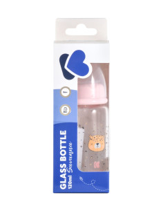 Шише стъклено 120мл Savanna Pink 2