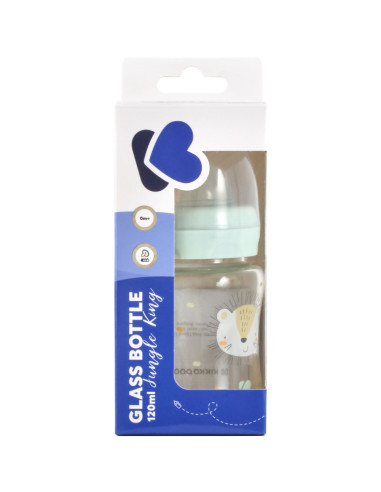 Шише стъклено 120мл Jungle King Mint