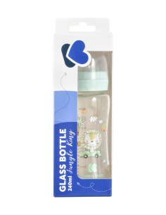 Шише стъклено 240мл Jungle King Mint 2