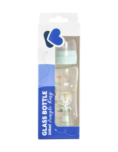 Шише стъклено 240мл Jungle King Mint