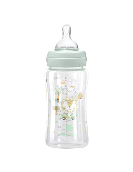 Шише стъклено 240мл Jungle King Mint