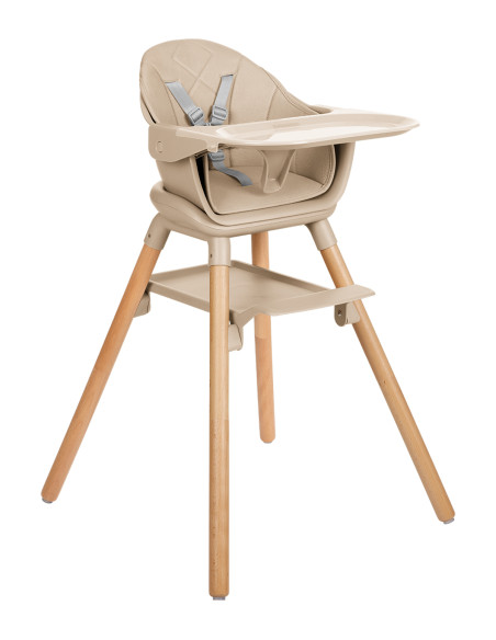 Стол за хранене 6в1 Woody Beige 2024