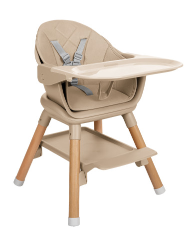 Стол за хранене 6в1 Woody Beige 2024