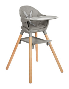 Стол за хранене 6в1 Woody Grey 2024