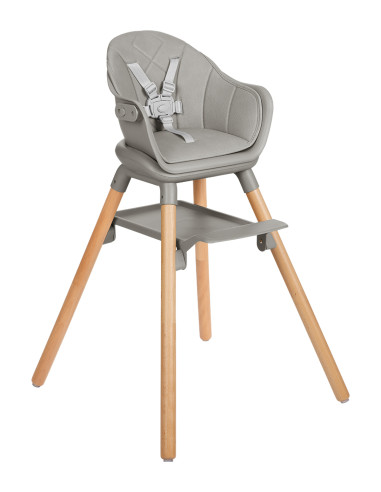 Стол за хранене 6в1 Woody Grey 2024